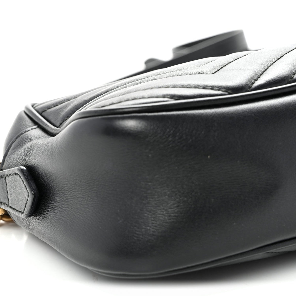 Small Calfskin Shoulder Bag - Black