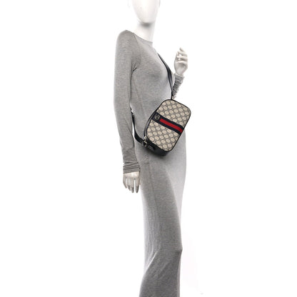 Small Calfskin Crossbody Bag - Red