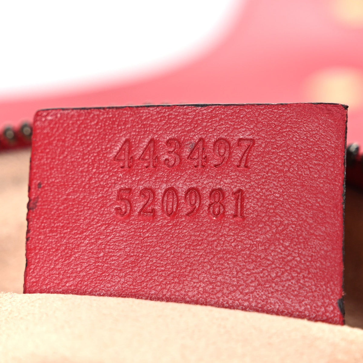 Small Calfskin Shoulder Bag - Red