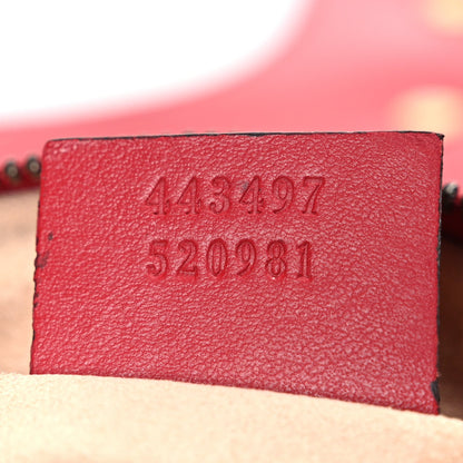 Small Calfskin Shoulder Bag - Red