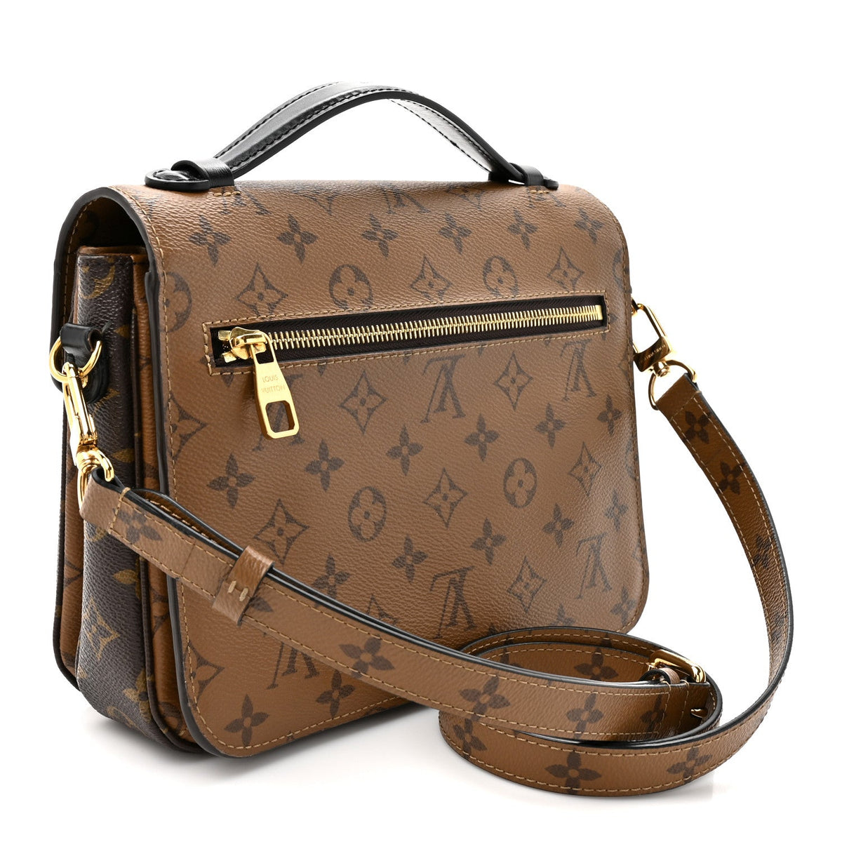 Reverse Monogram Pochette Metis Handbag