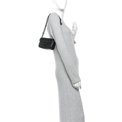 Calfskin Belt Bag - Black