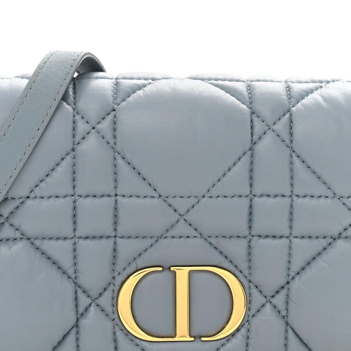 Mini Lambskin Handbag - Blue