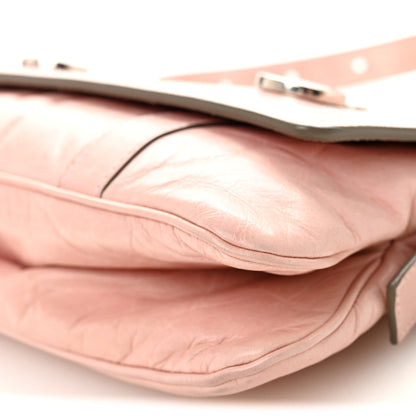 Goatskin Shoulder Bag - Pink