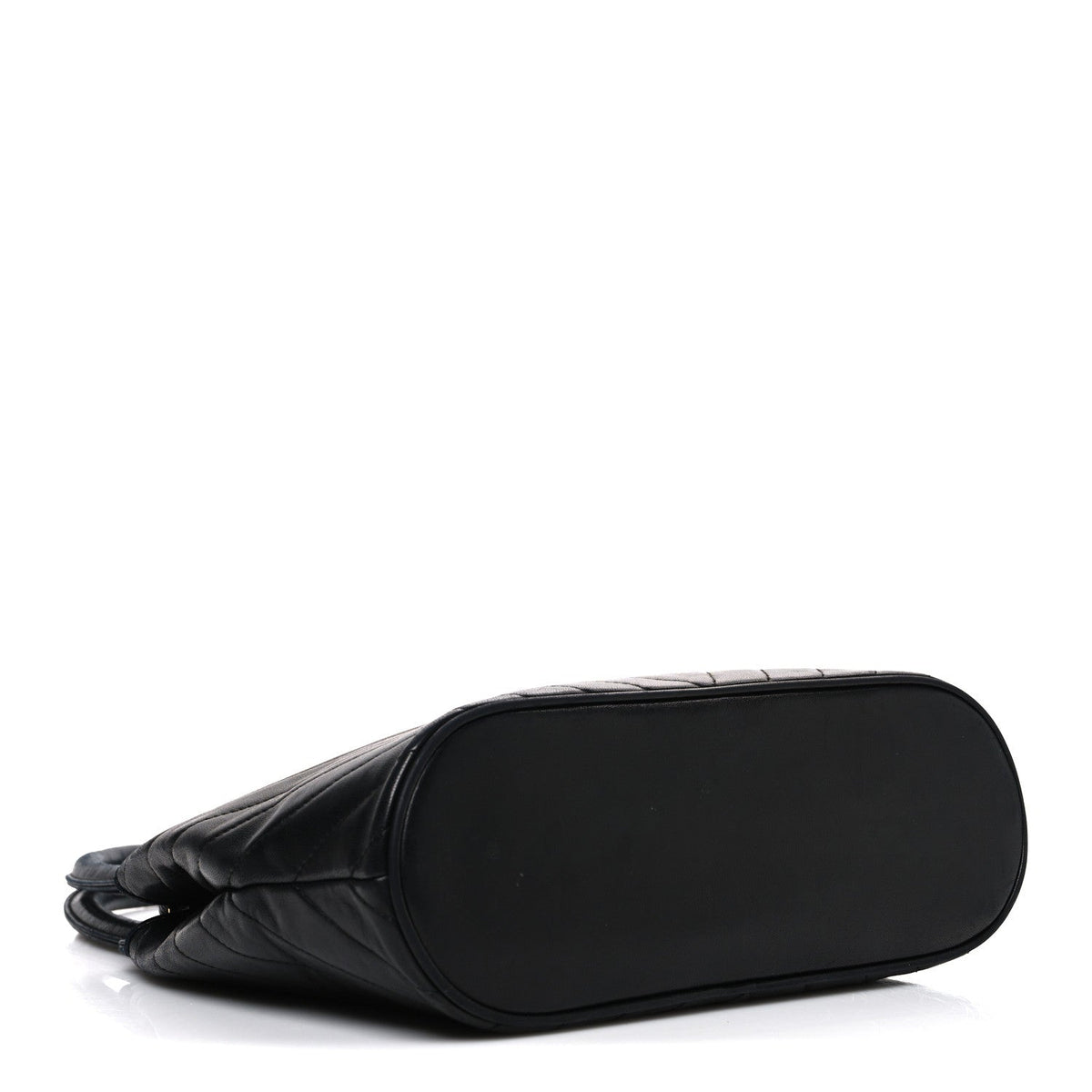 Quilted Lambskin Tote Bag - Black