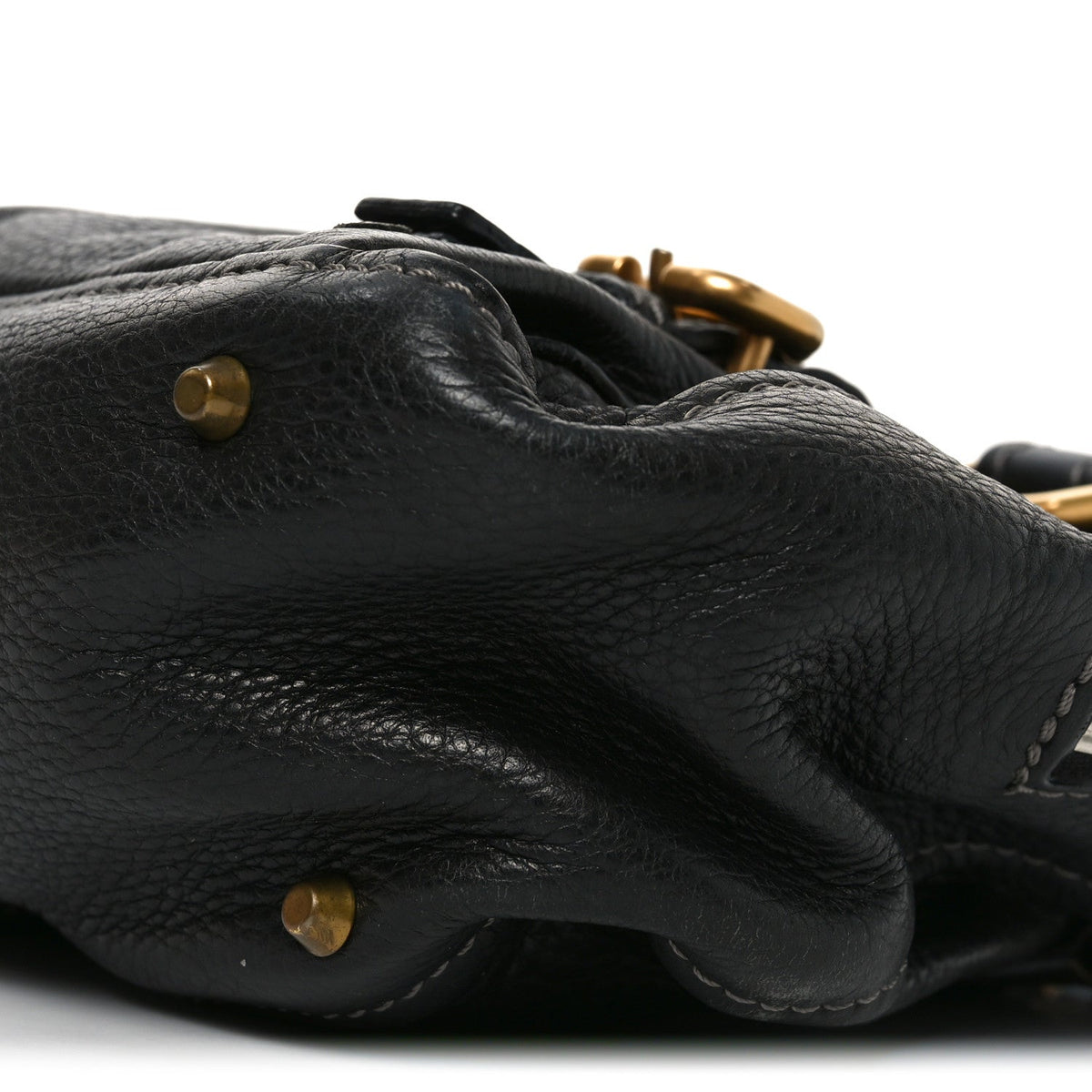 Small Calfskin Shoulder Bag - Black