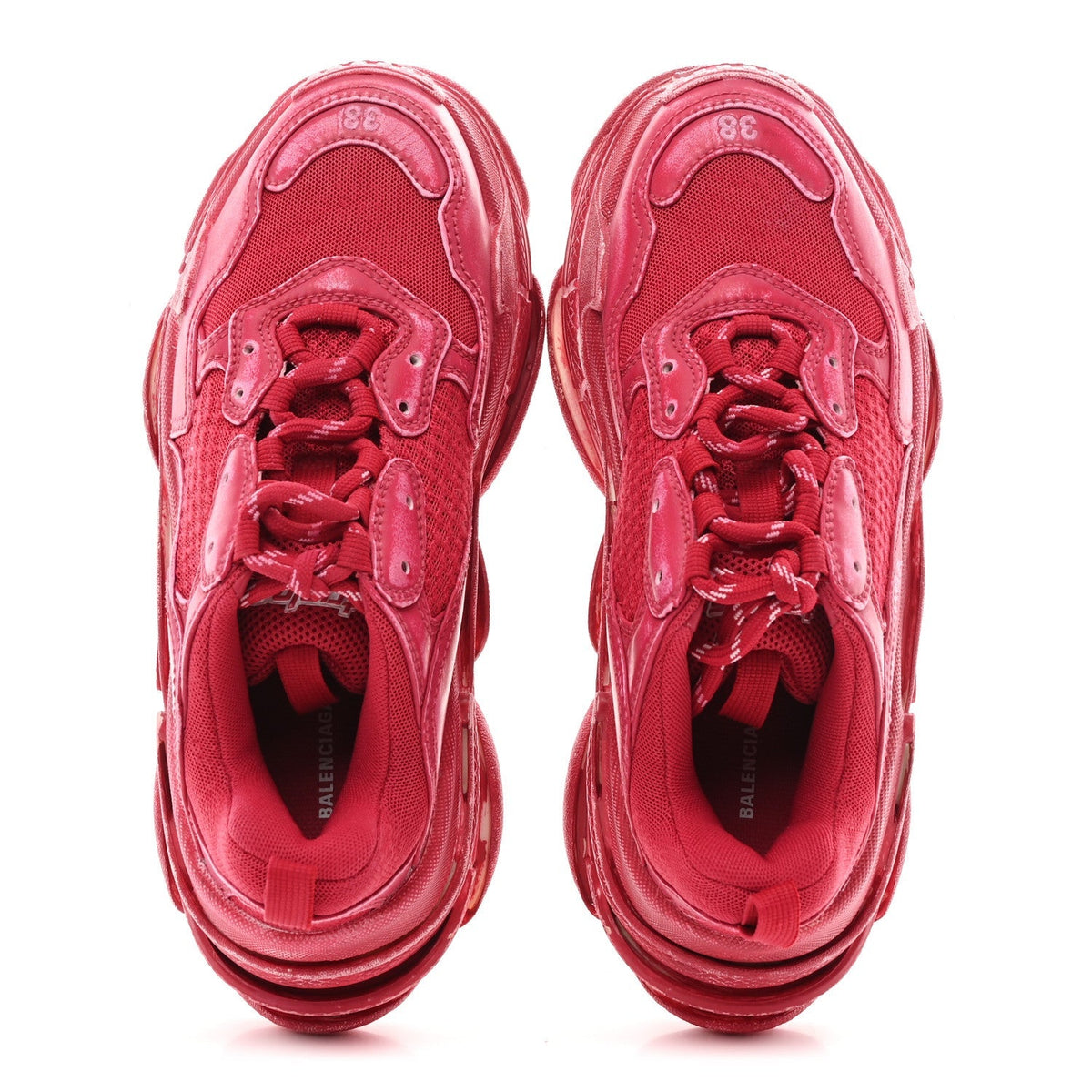 Balenciaga Triple S Fabric and Mesh Women's Shoes