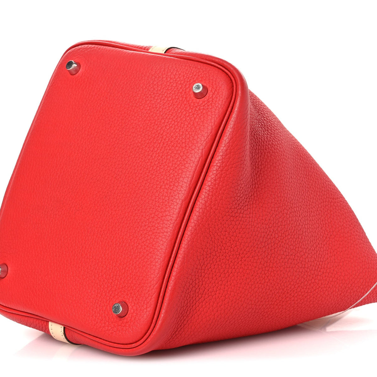 Taurillon Clemence Swift Eclat Picotin L Handbag