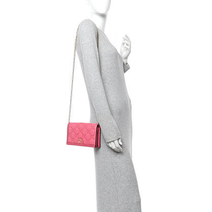 Calfskin Wallet Bag - Pink