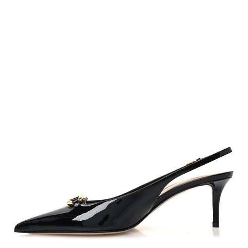 Garavanipatent Signature VLogo Slingback 65Mm Pumps Black