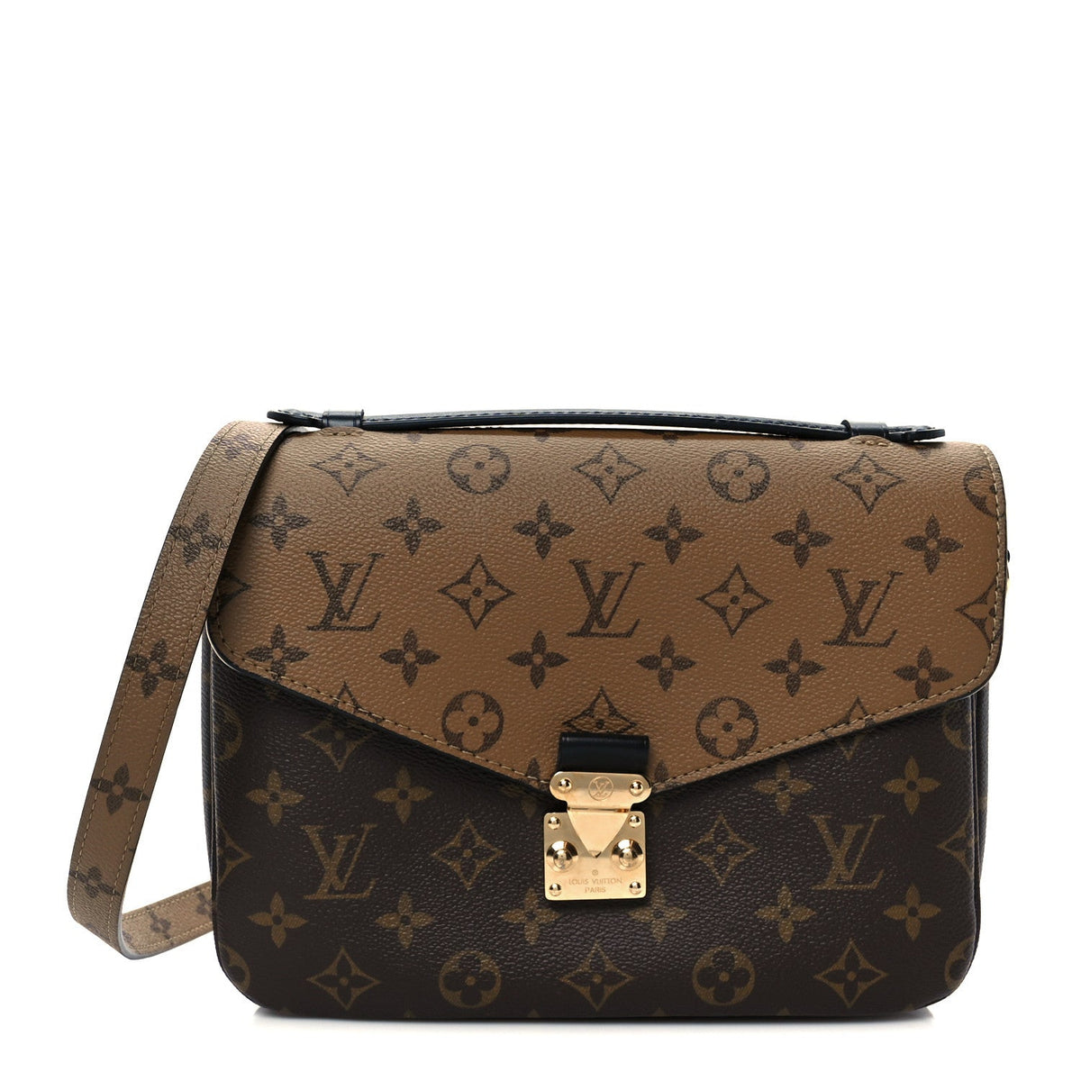 Reverse Monogram Pochette Metis Handbag