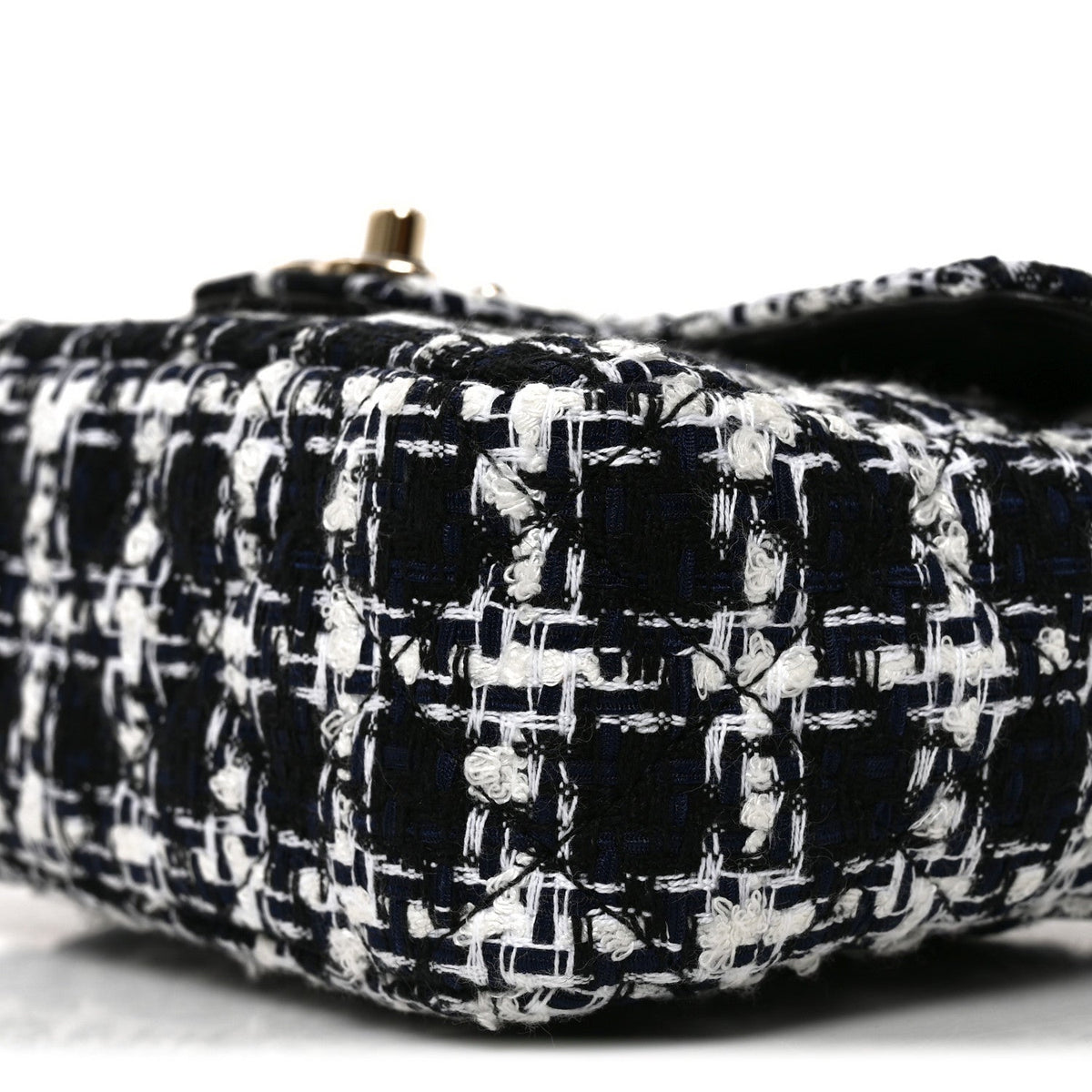 Mini Quilted Flap Shoulder Bag - White