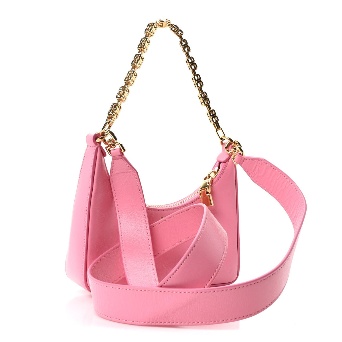 Mini Calfskin Shoulder Bag - Pink