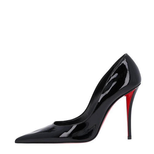 Christian Louboutin Patent Women's Miss Z 100 Pumps 37.5 Black