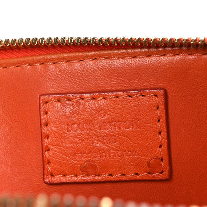 Ostrich Alma Bb Piment Handbag