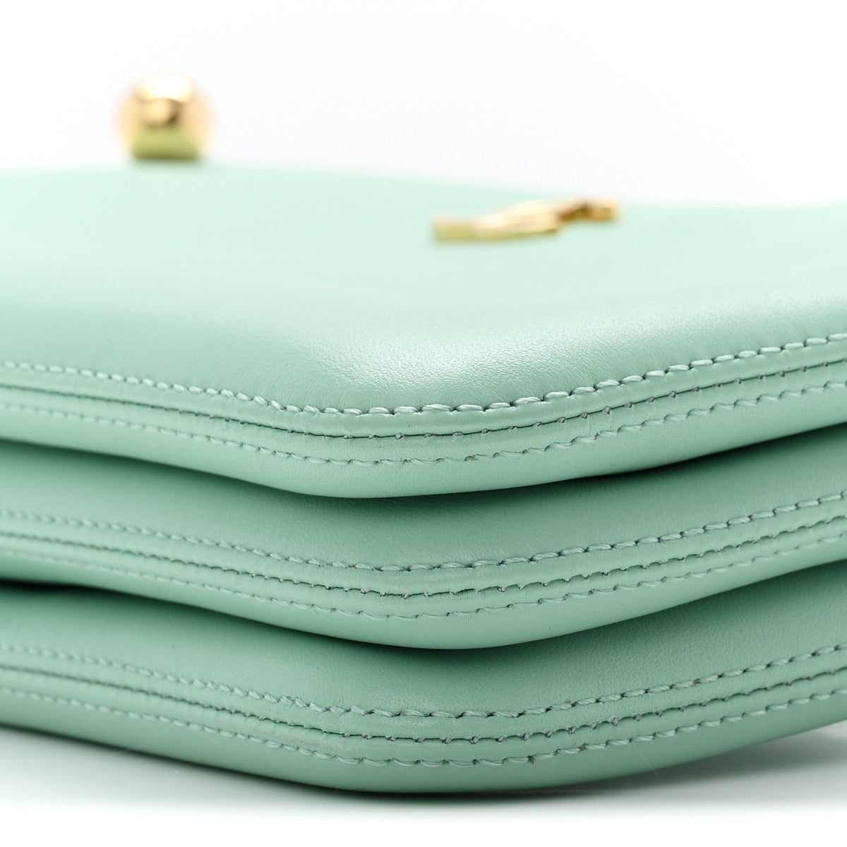Calfskin Clutch Bag - Green