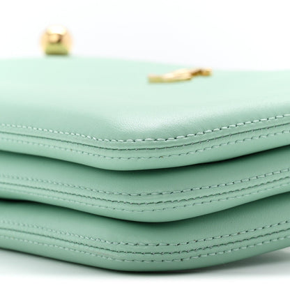 Calfskin Clutch Bag - Green