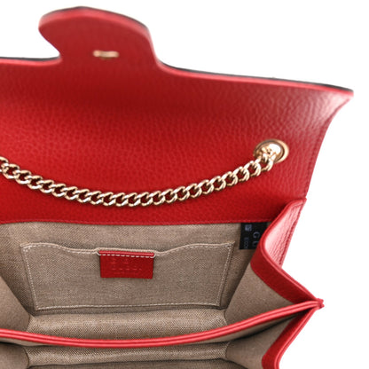 Small Calfskin Shoulder Bag - Red