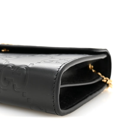 Calfskin Wallet Bag - Black