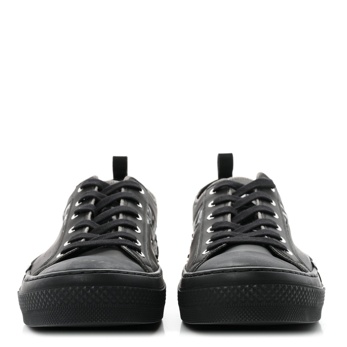 Christian Dior Technical Canvas Oblique Men's B23 Low Top Sneakers 45 Black