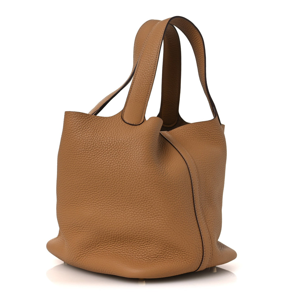 Taurillon Clemence Picotin Lock Mm Biscu Handbag