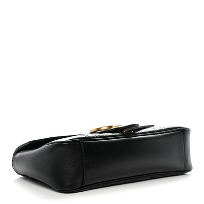Small Calfskin Shoulder Bag - Black