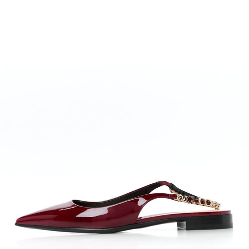 Patent Signoria Ballet Slingback Ballet Flat Rosso Ancora