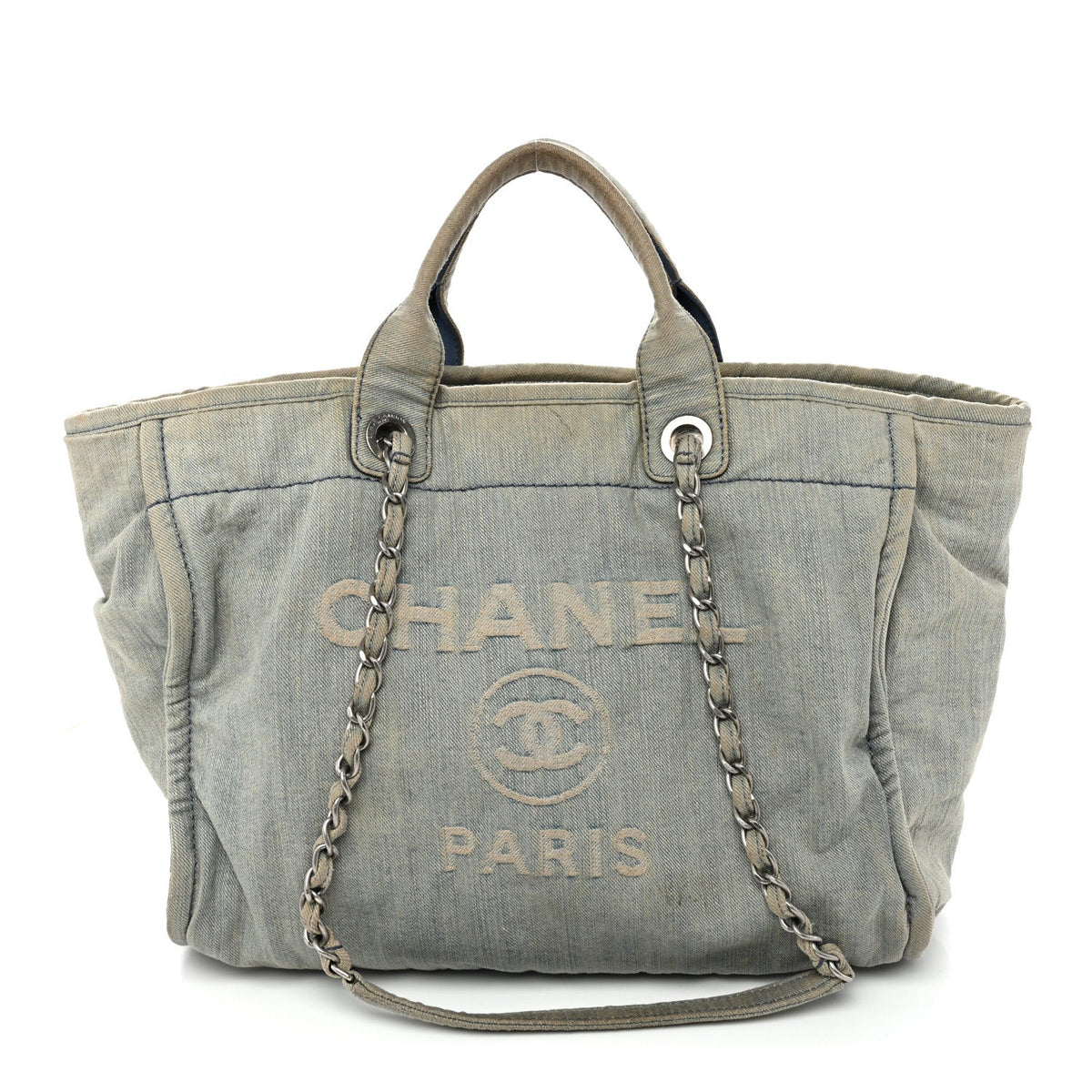 Medium Tote Bag - Light Blue