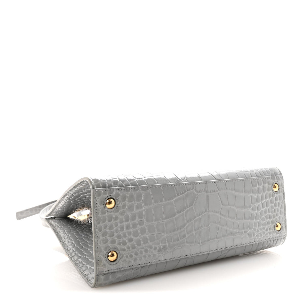 Mini Calfskin Tote Bag - Grey