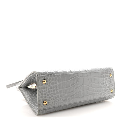 Mini Calfskin Tote Bag - Grey