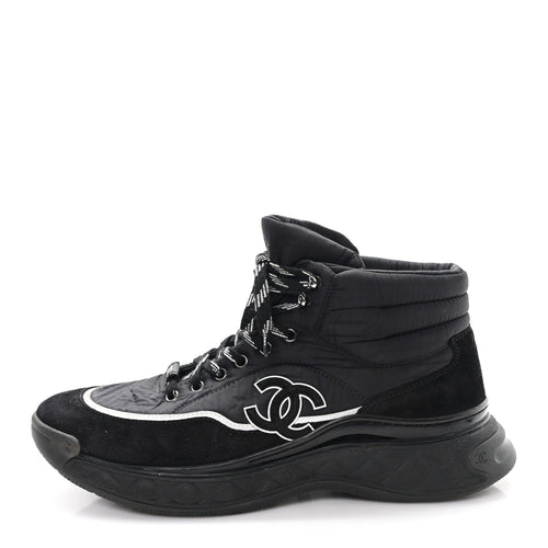 Fabric Suede CC Sneakers Black