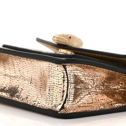 Calfskin Handbag - Gold