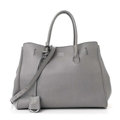 Small Calfskin Handbag - Grey