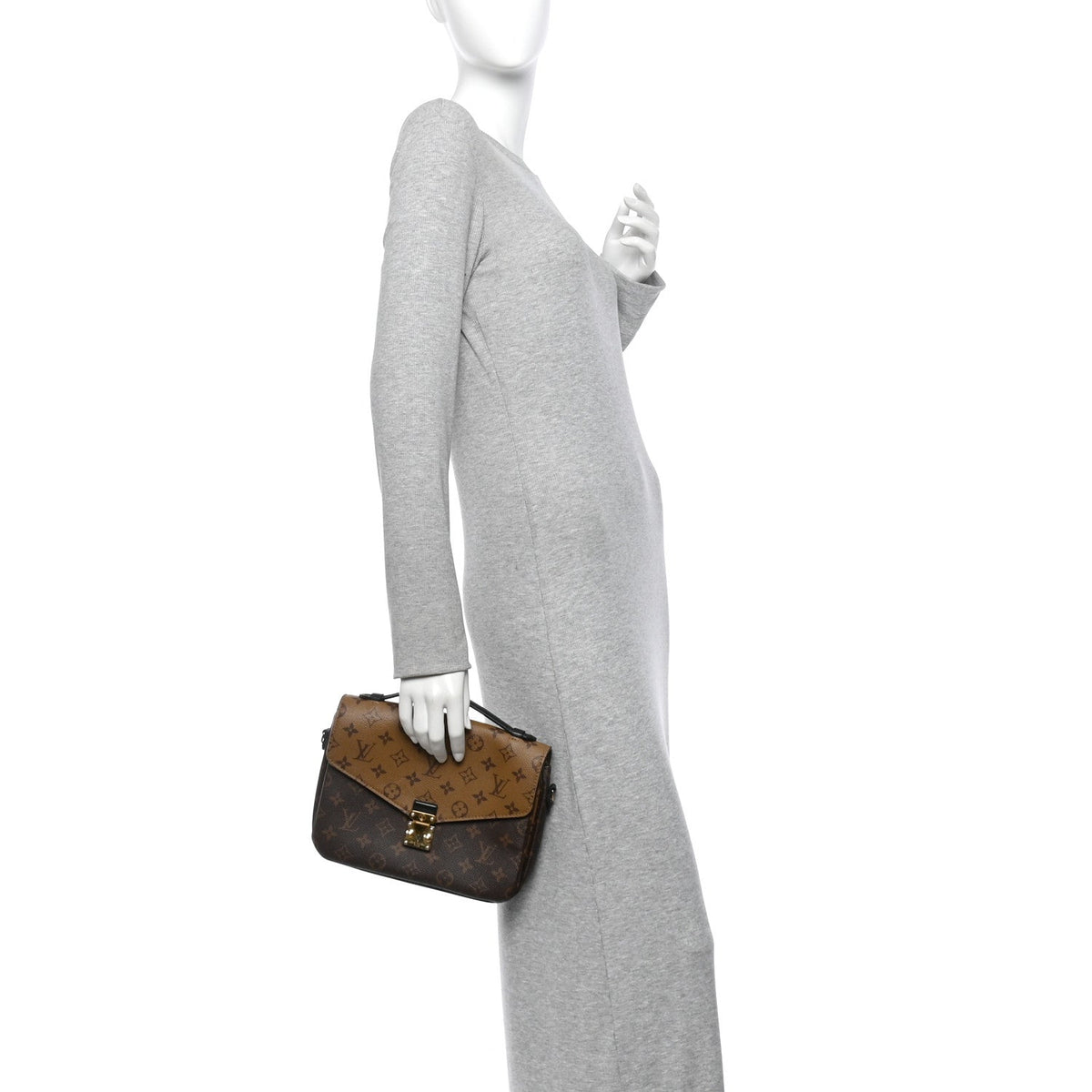 Reverse Monogram Pochette Metis Handbag