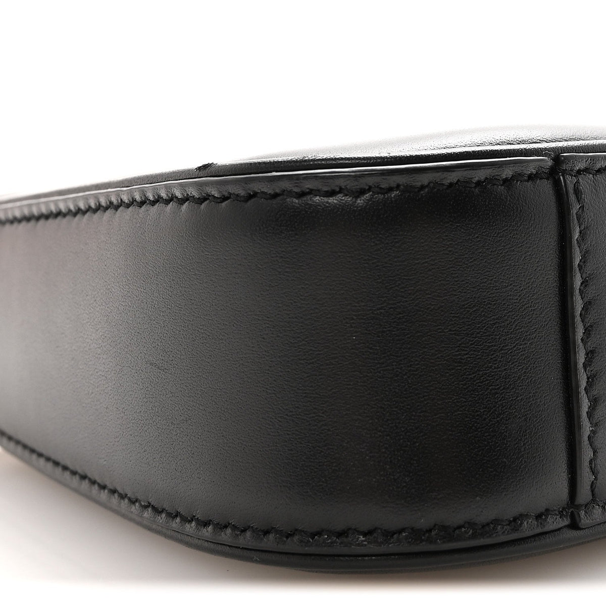 Mini Calfskin Hobo Bag - Black