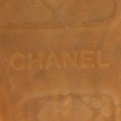Chanel Lambskin CC Women's Espadrilles 38 Black
