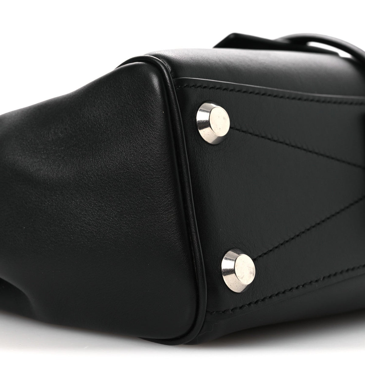 Mini Calfskin Handbag - Black