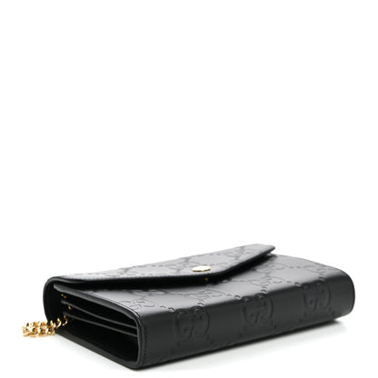 Calfskin Wallet Bag - Black