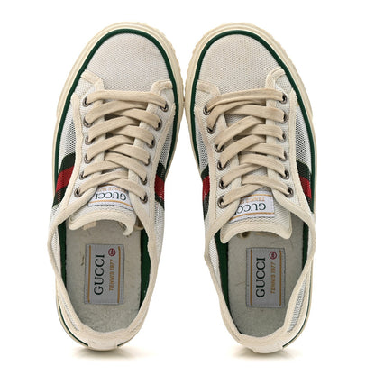 Gucci Mesh Women's Tennis 1977 Sneakers 35.5 Mystic White