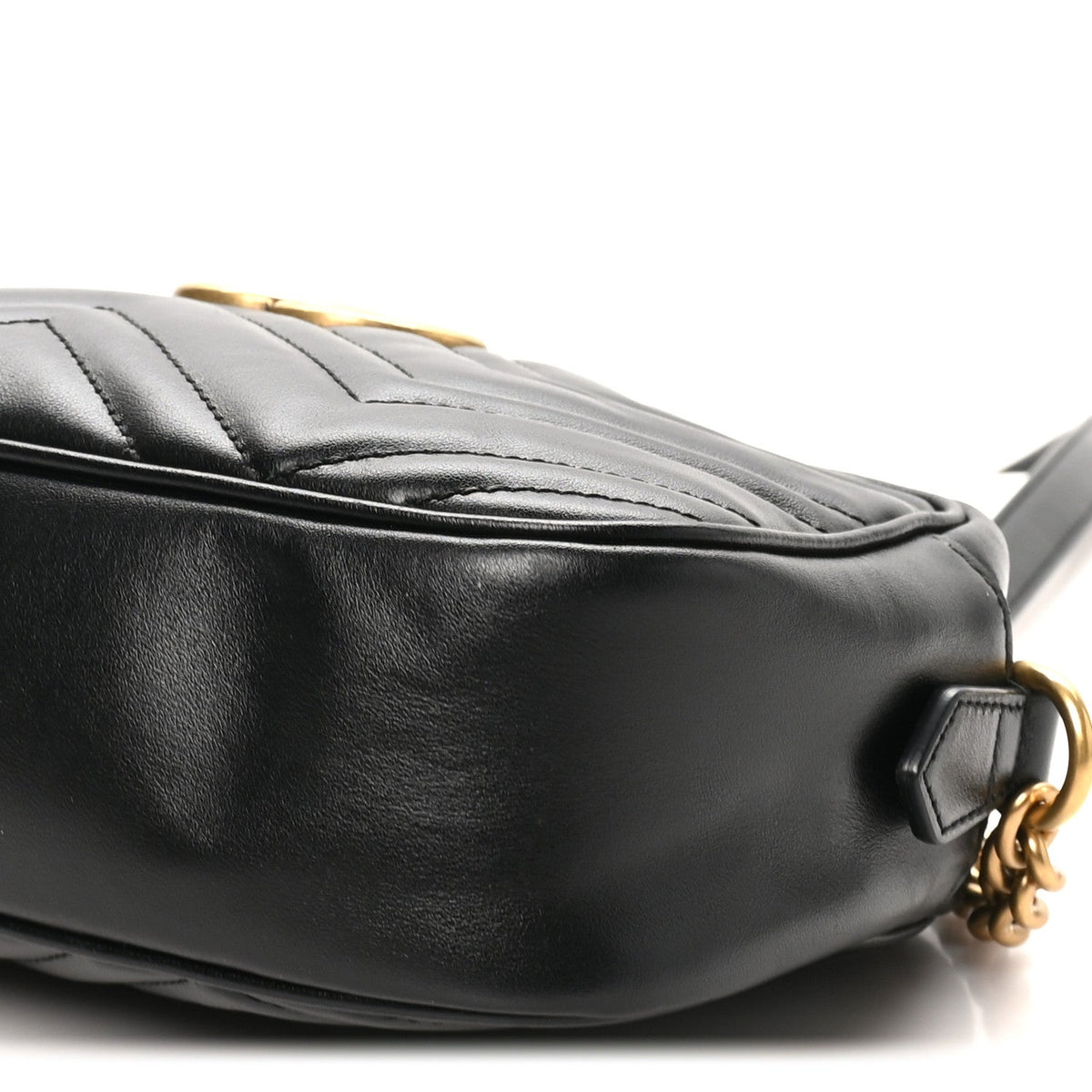 Small Calfskin Shoulder Bag - Black