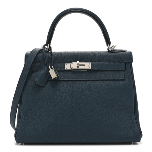 Togo Kelly Retourne 28 Colvert Handbag