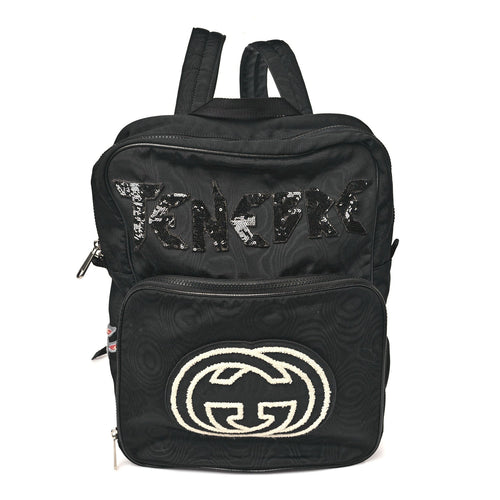 Nylon Backpack - Black