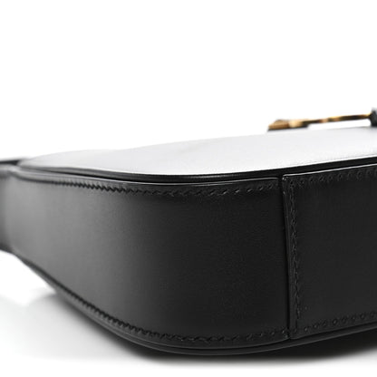 Mini Calfskin Hobo Bag - Black