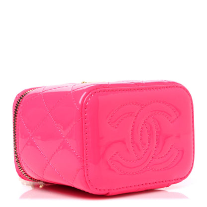Mini Quilted Handbag - Pink