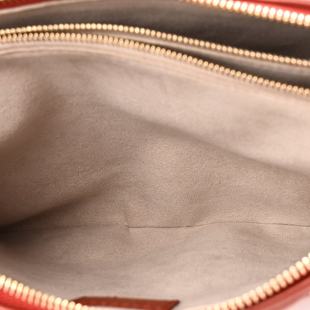 Lambskin Handbag - Brown