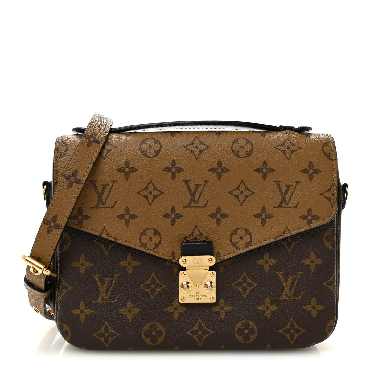 Reverse Monogram Pochette Metis Handbag