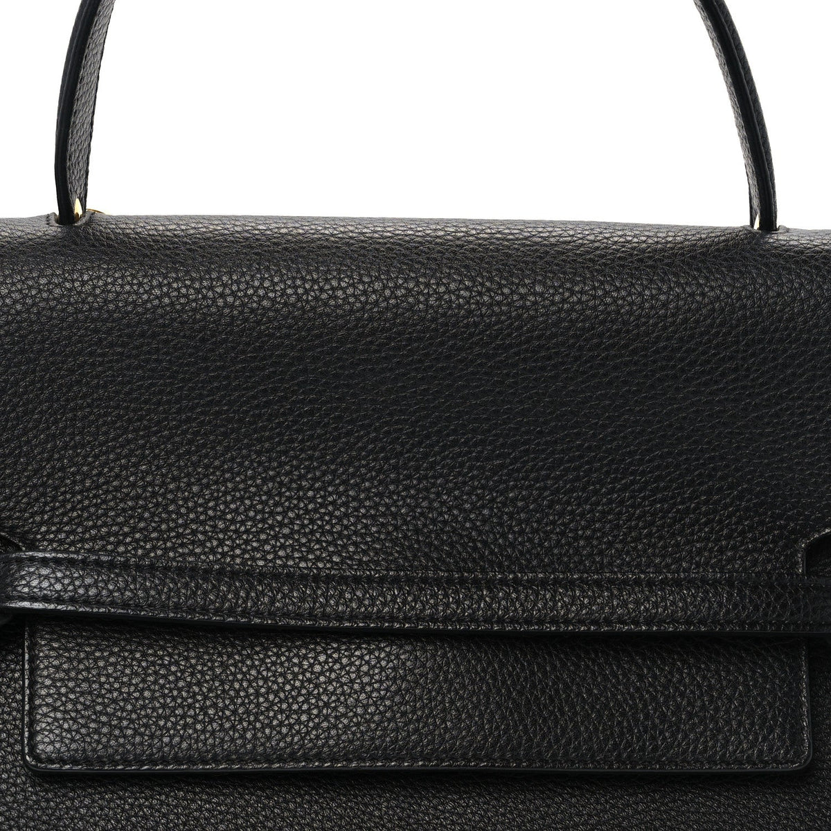 Mini Calfskin Belt Bag - Black