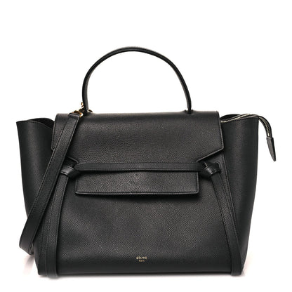 Mini Calfskin Belt Bag - Black