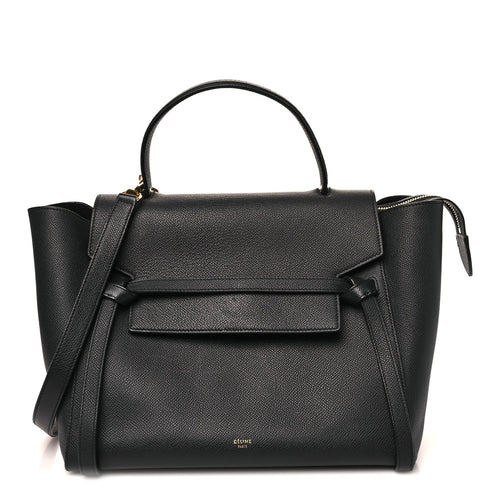 Mini Calfskin Belt Bag - Black