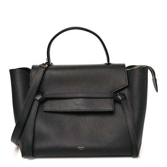 Mini Calfskin Belt Bag - Black